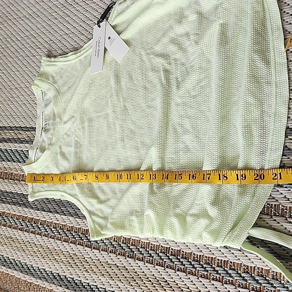 Calvin Klein Performance Ruched Tank - Picture 8 of 10